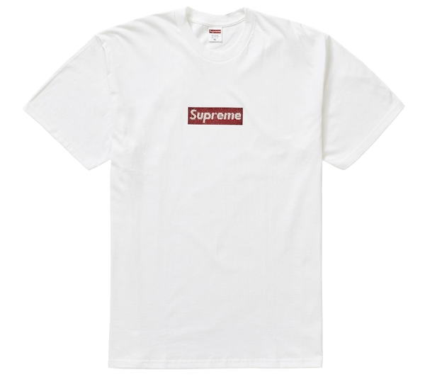 Supreme Swarovski Box Logo Tee White - Don Exclusive