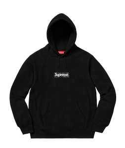 Supreme box cheap logo sweatshirt black