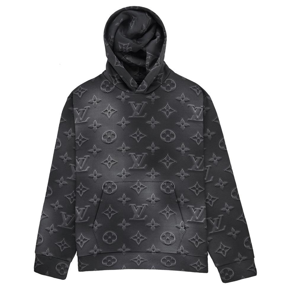 Louis Vuitton 2021 2054 3D-Effect Monogram Hoodie w/ Tags - Black  Sweatshirts & Hoodies, Clothing - LOU754461
